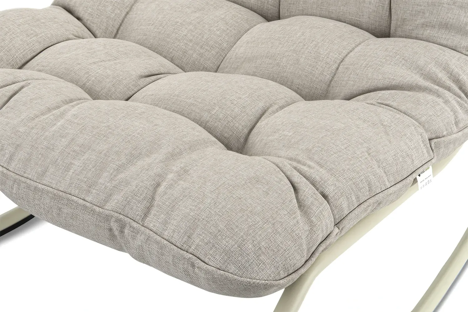 Zestaw Fotel bujany AGAVA i stolik ART jasny beż - FG007916