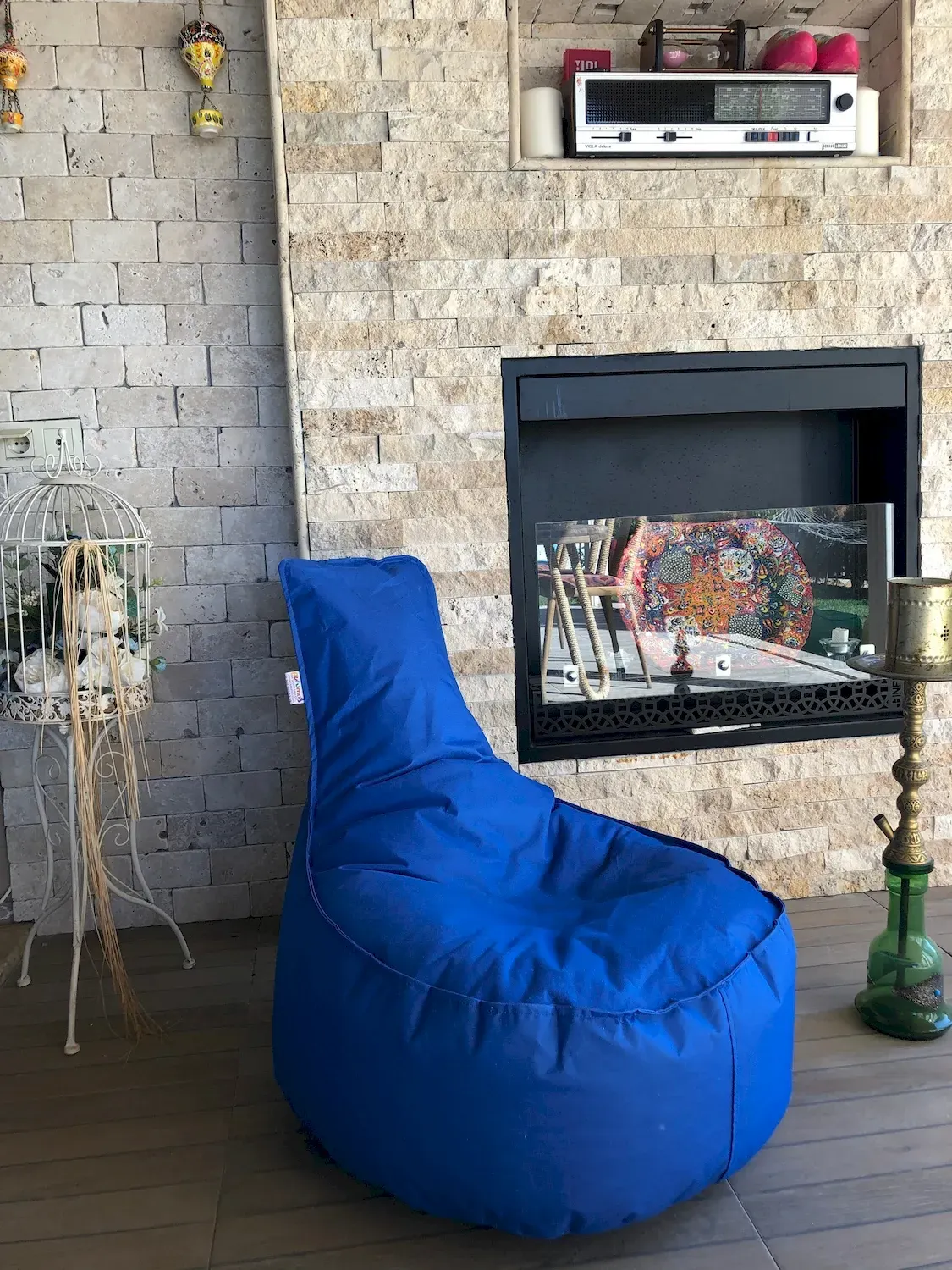 Pufa wodoodporna PFT1180 niebieska - ASI_535PFT1180