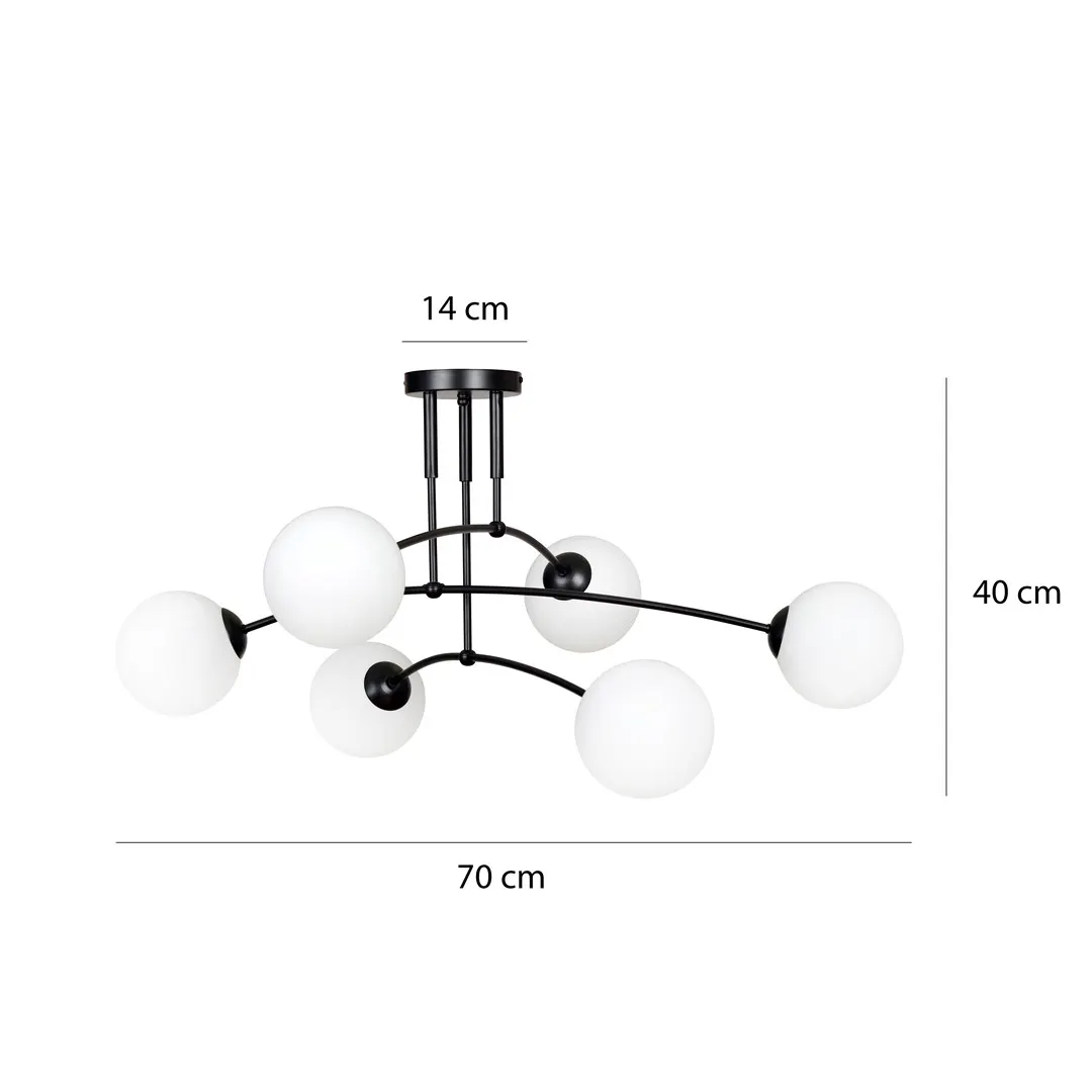 Lampa sufitowa PREGOS 6 biiały — zdjęcie 3