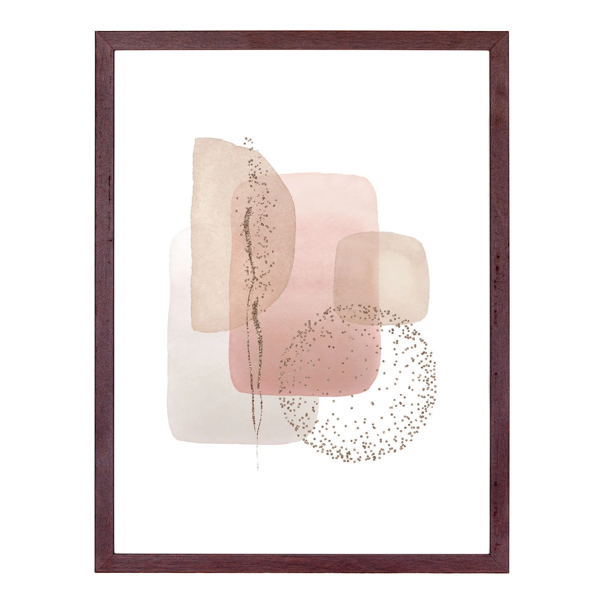 Zestaw ramek ASPEN 3 sztuki ciemny brąz - 4981015