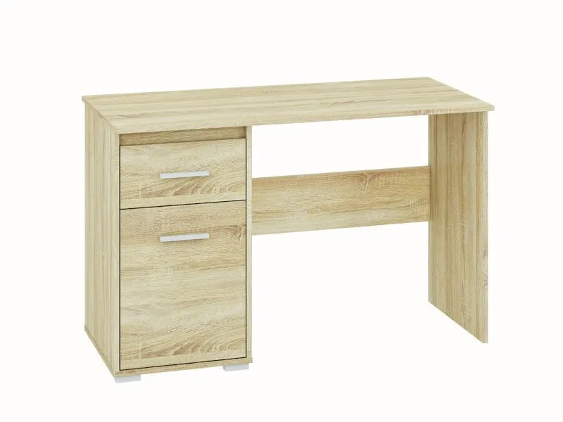 Biurko z szafką i szufladą AVO 10 sonoma jasna