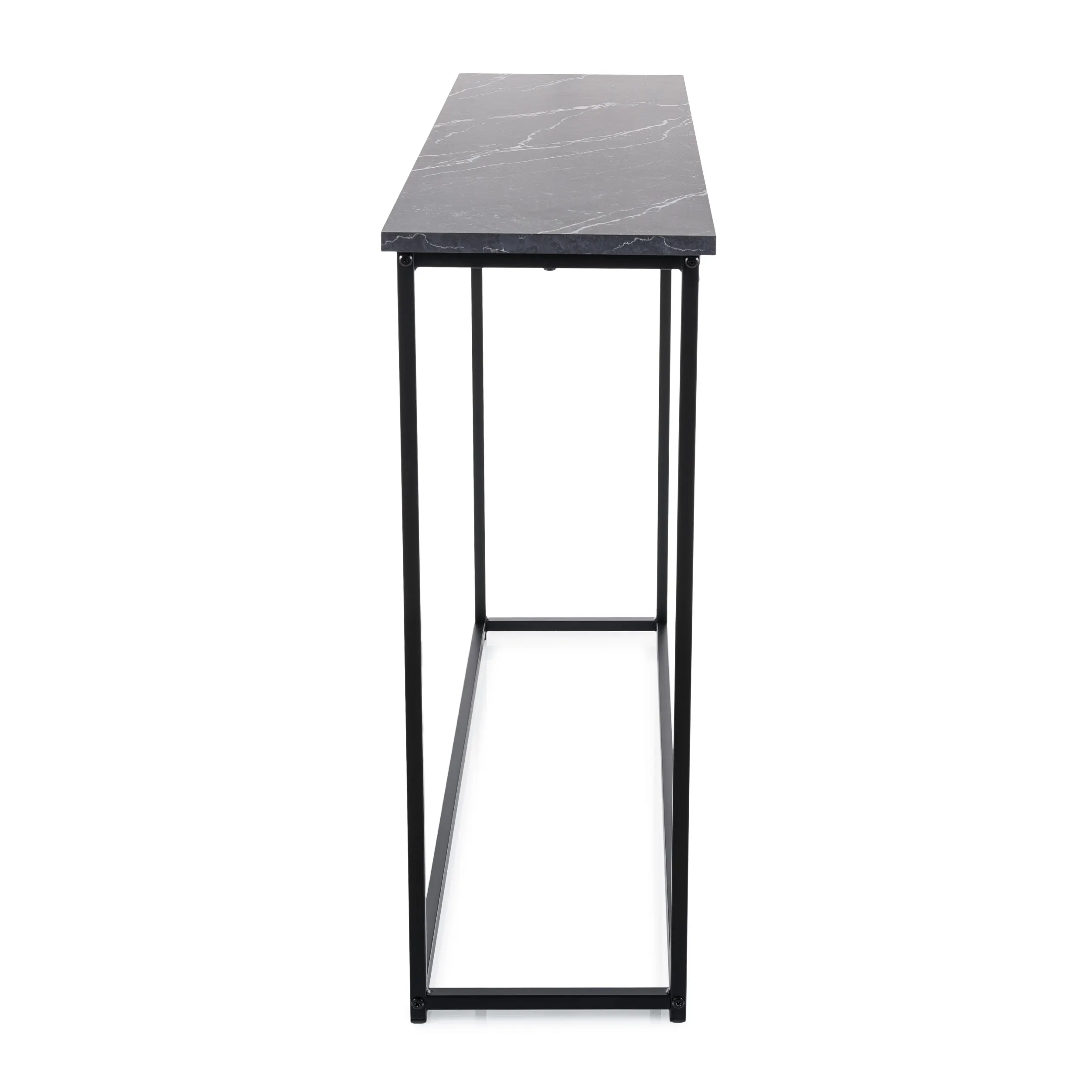 Konsolka ROSSI C 30x100x80, czarny efekt marmuru - ROSSICCMAC