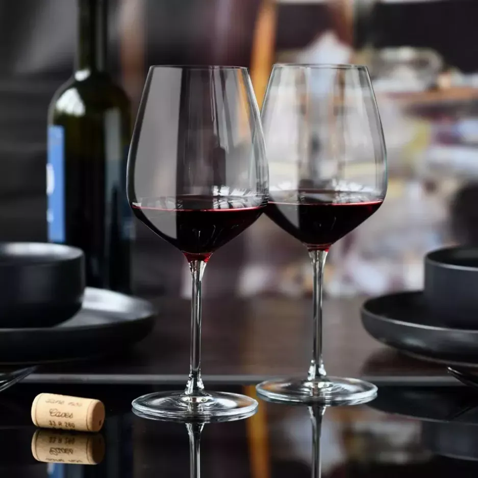 Kieliszki do czerwonego wina DIVINE 580 ml zestaw 6 szt. transparentny — zdjęcie 5