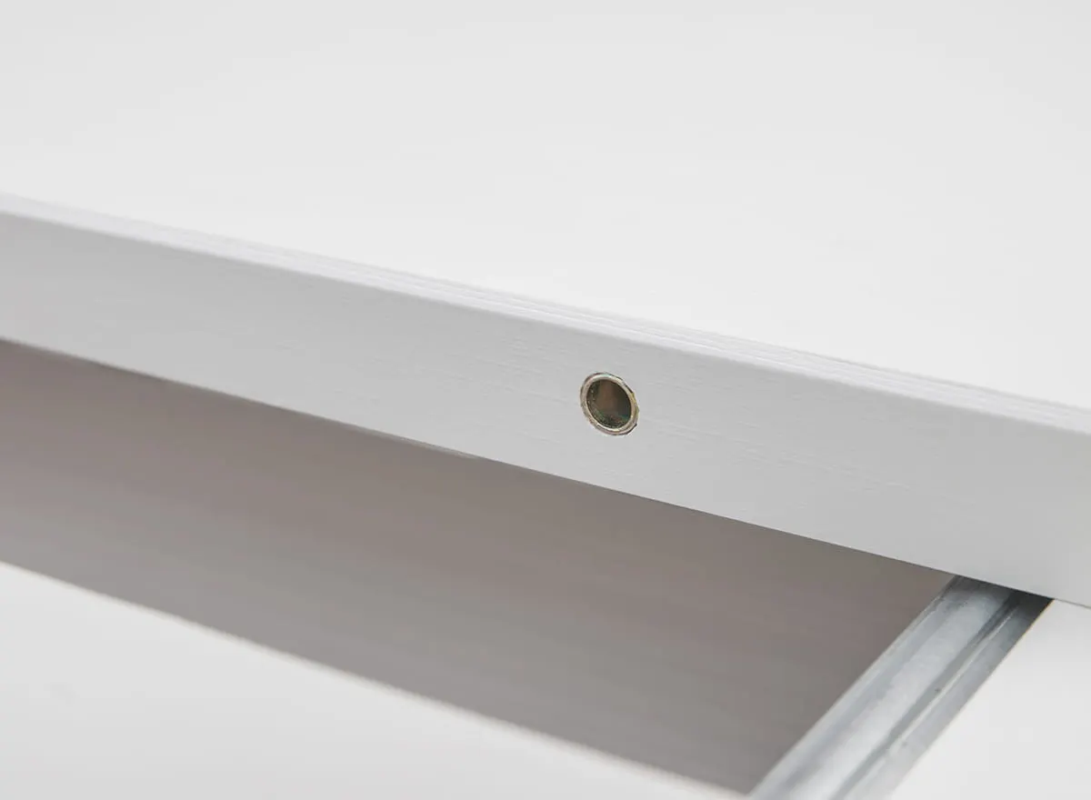 Stół sosnowy BELLUNO ELEGANTE rozkładany 93x(150-197) biały - PL022B