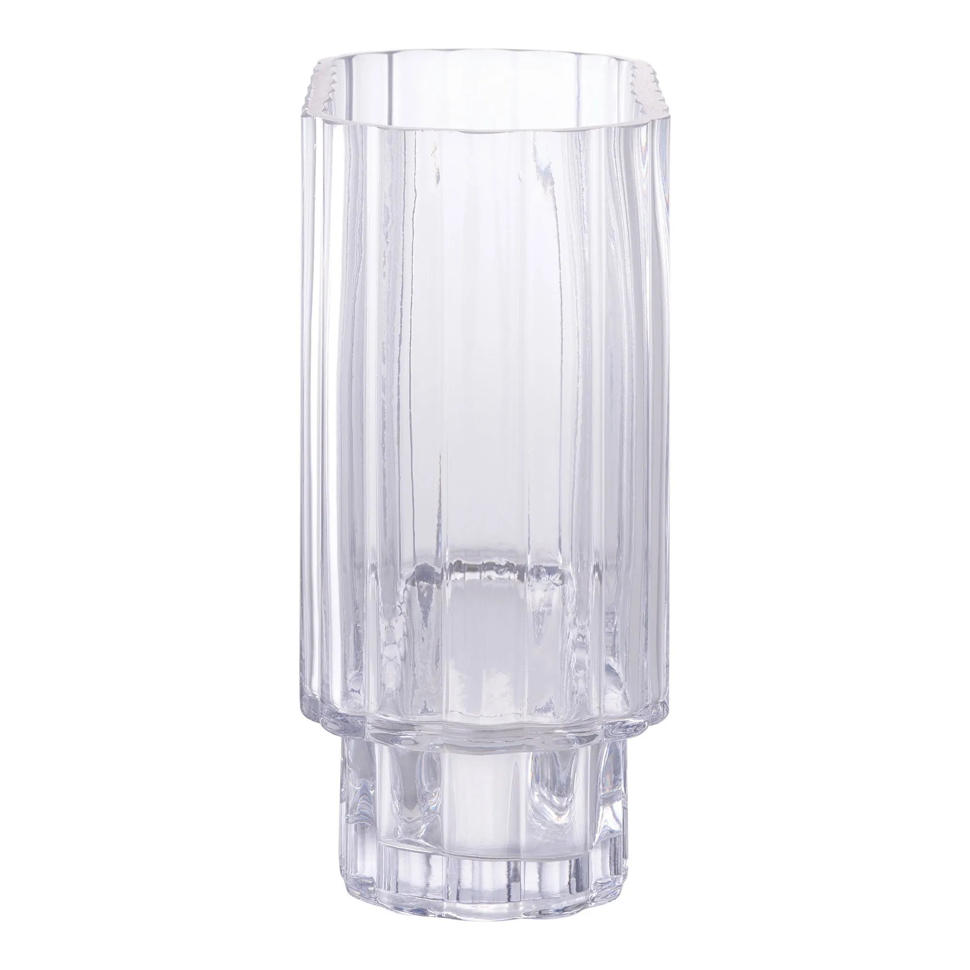 Wazon ze szkła VASE 20x9x195 cm transparentny - 4441788