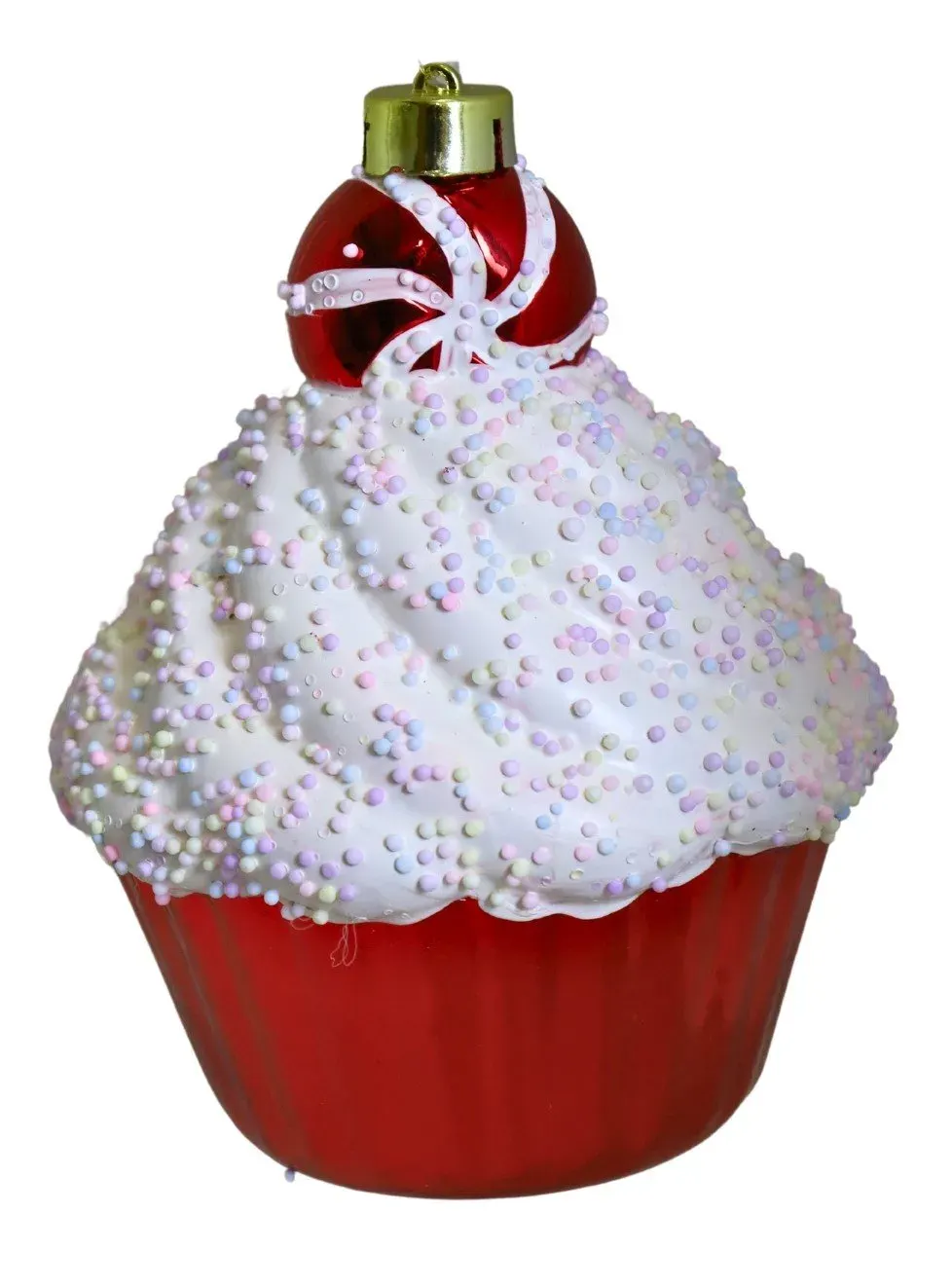 BOMBKA plastikowa BABECZKA 9016 czerwono-biała