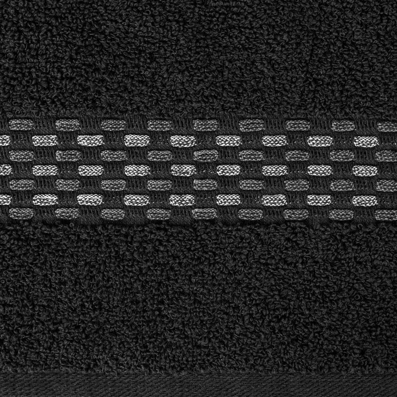 RĘCZNIK RIVA (08) 70 X 140 CM CZARNY - EU_419995