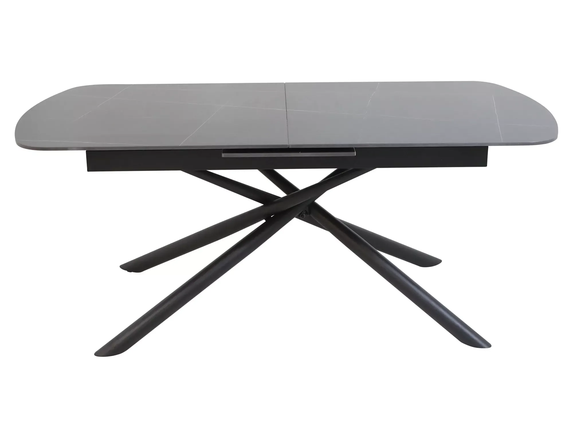 Stół rozkładany ceramiczny VECTOR 90x180-220 czarny mat - VECTORC180