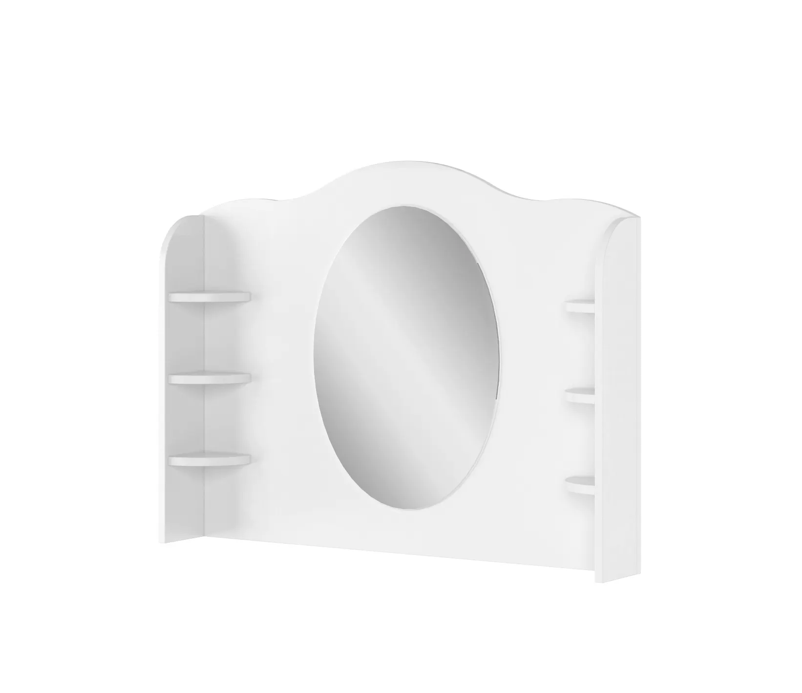 Nadstawka do toaletki LUNA LN-06 biało-różowa Nadstawka do toaletki LUNA LN-06 biało-różowa