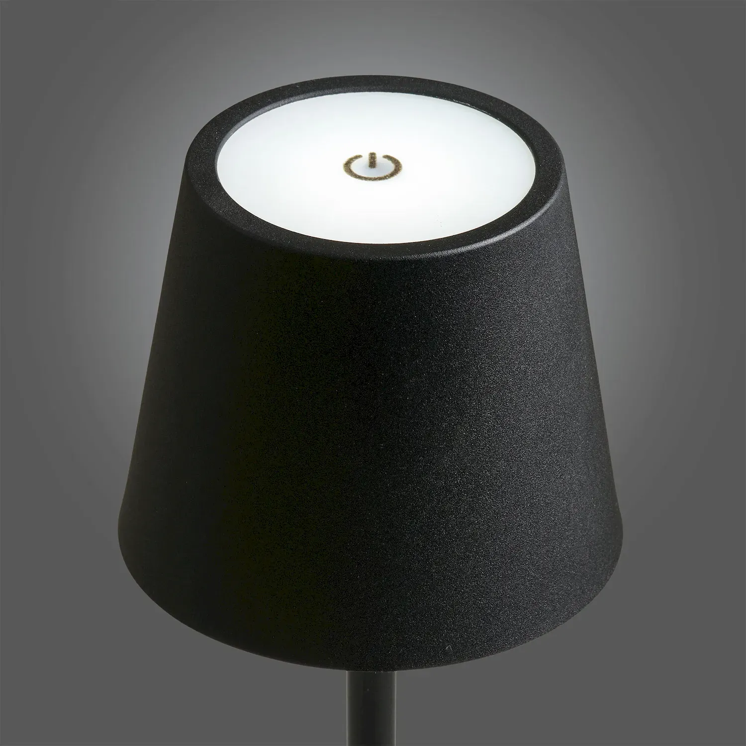 Lampa stołowa metalowa BRADFORD ładowalna czarna - 6700001