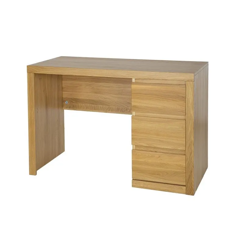 Biurko dębowe BR303 Naturalny DREWMAX — zdjęcie 3