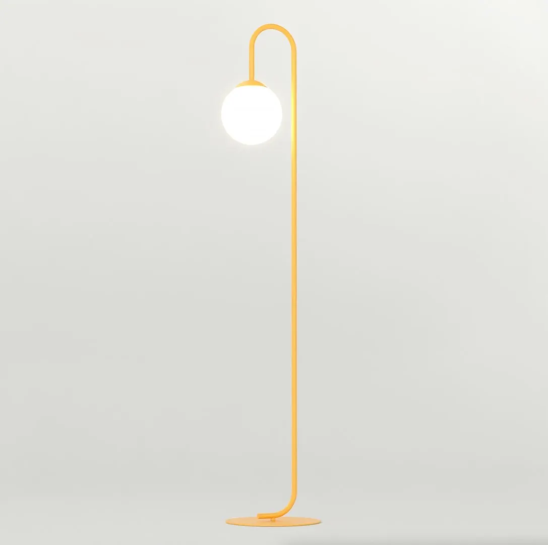 Lampa podłogowa FLOR LP1 pomarańczowa