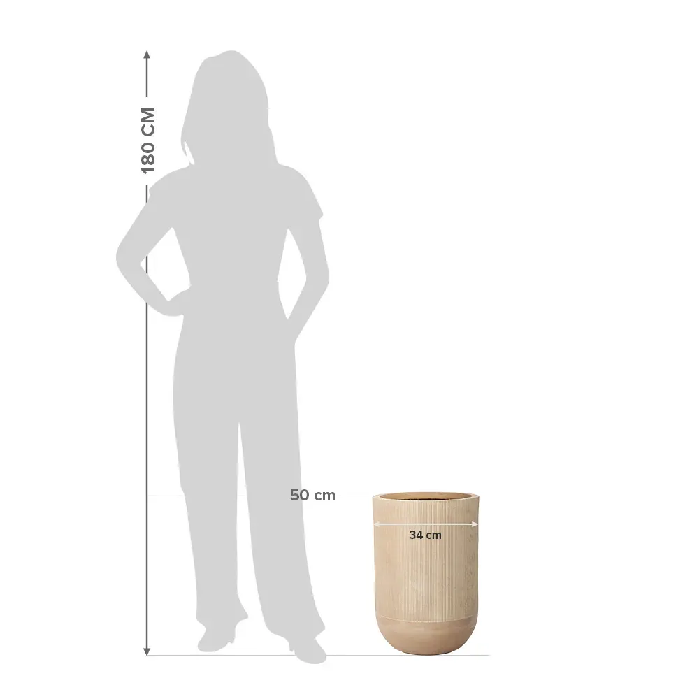 Donica ceramiczna MARRON zestaw (3szt) Esti&Esta — zdjęcie 9