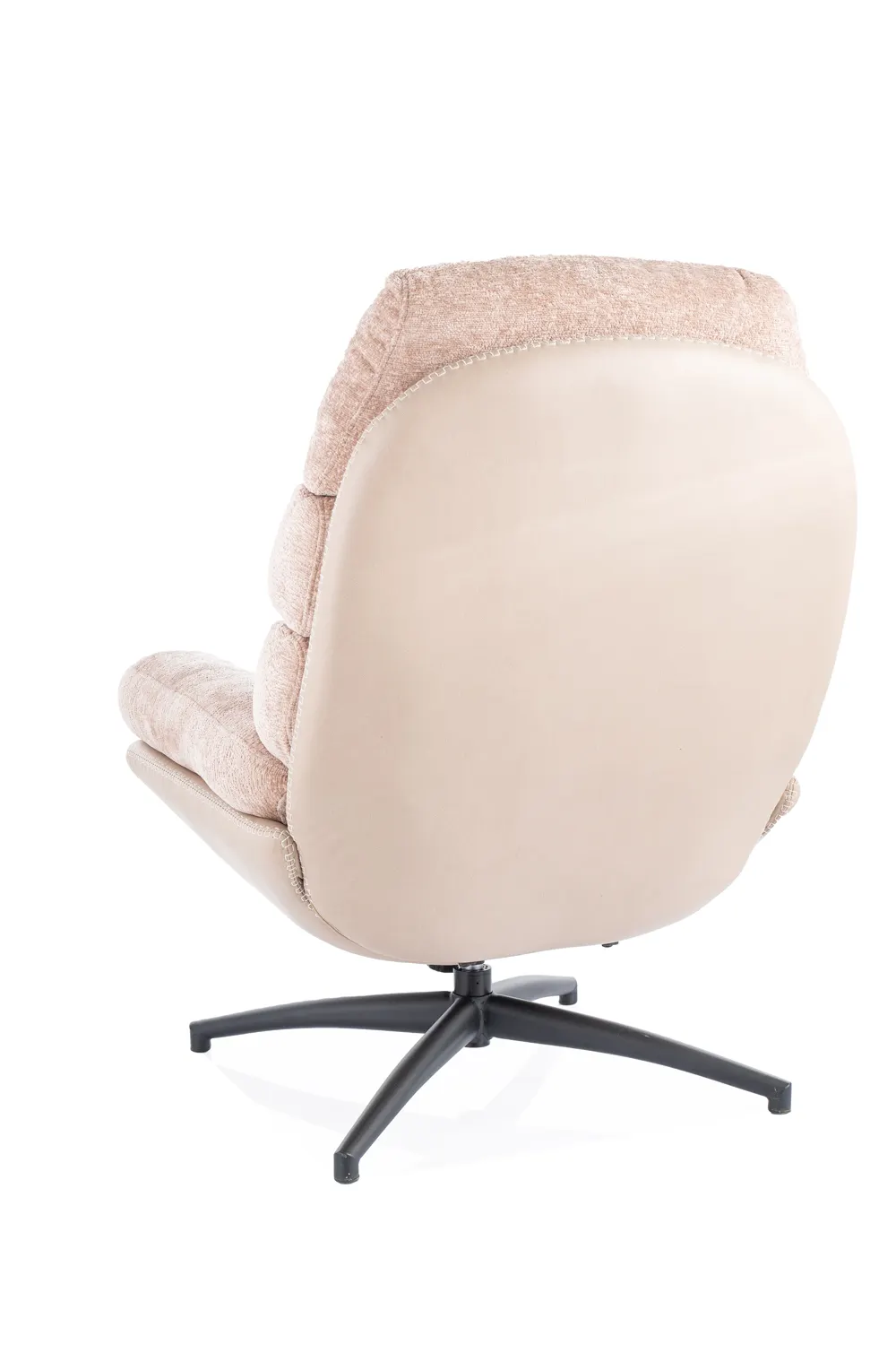 Fotel obrotowy 360st. GISELLE róż antyczny - GISELLERA