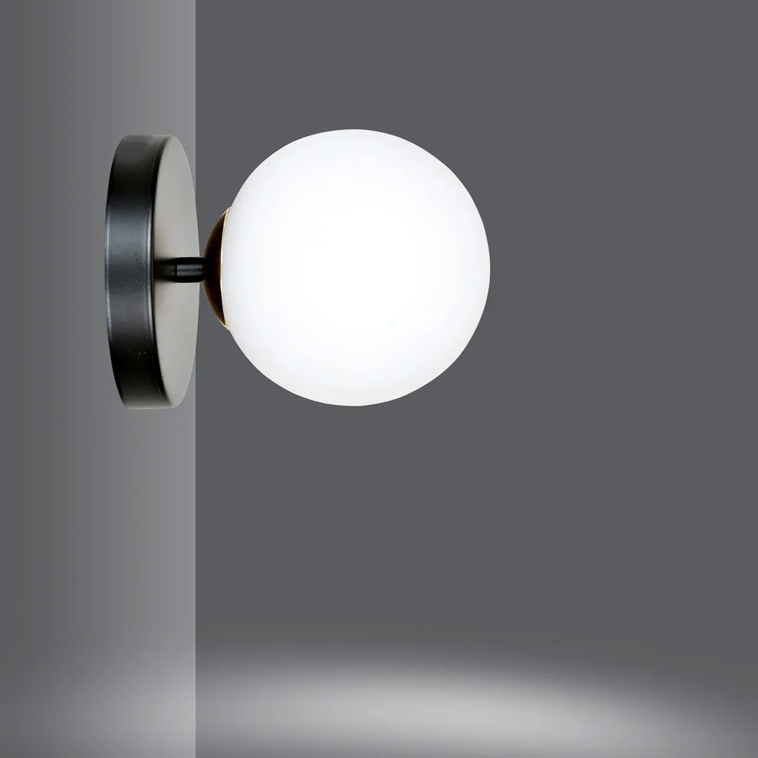 Kinkiet FLOKI Czarny/Złoty 1022/K1 - 1022/K1