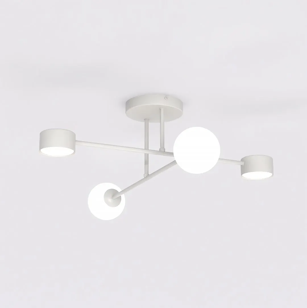 Lampa sufitowa HOLON 4 szara - 1560/4