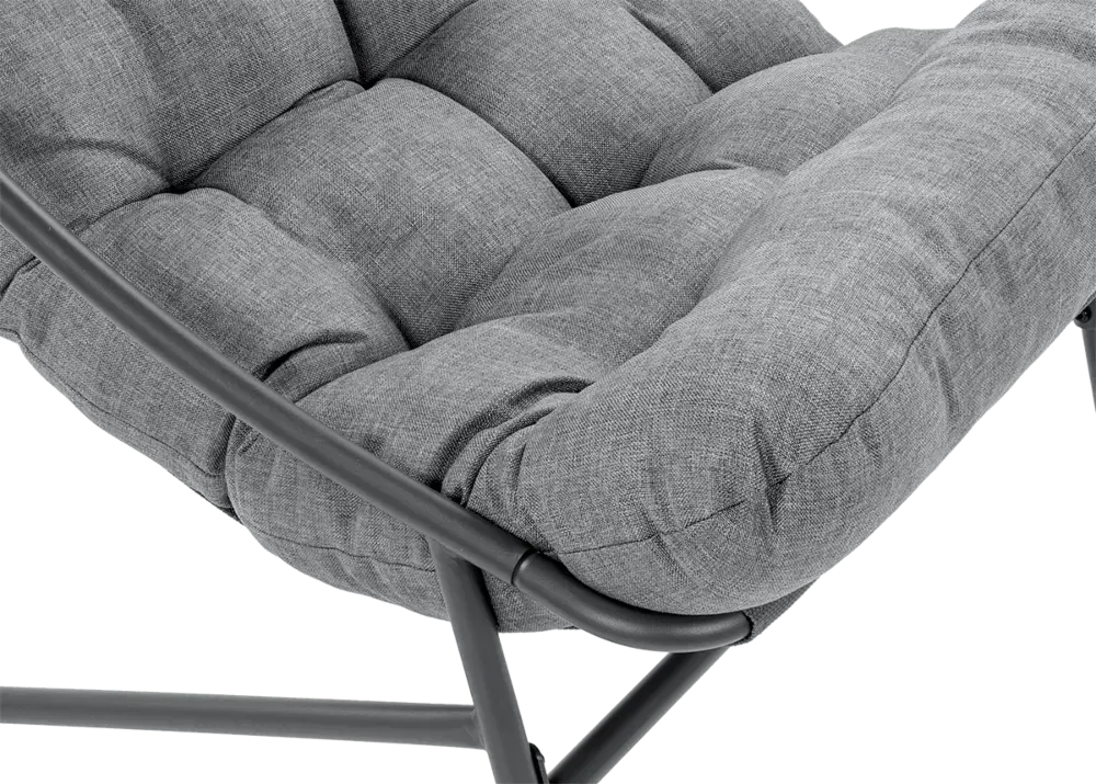 Zestaw mebli ogrodowych CASPER 3-set stalowy ciemnoszary - FG005526