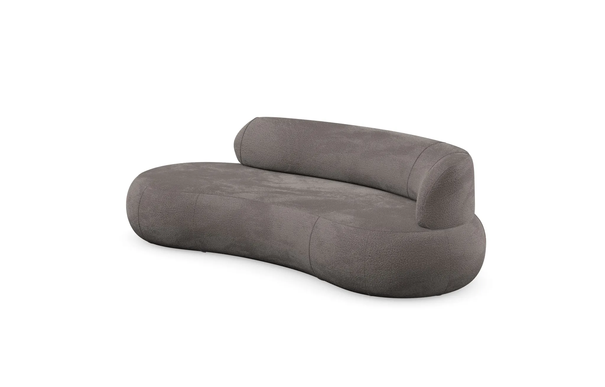 Sofa modułowa SOUL RIGHT ARM - tkanina Abriamo 02 taupe - SOUL_SOF_ABRIAMO02_R
