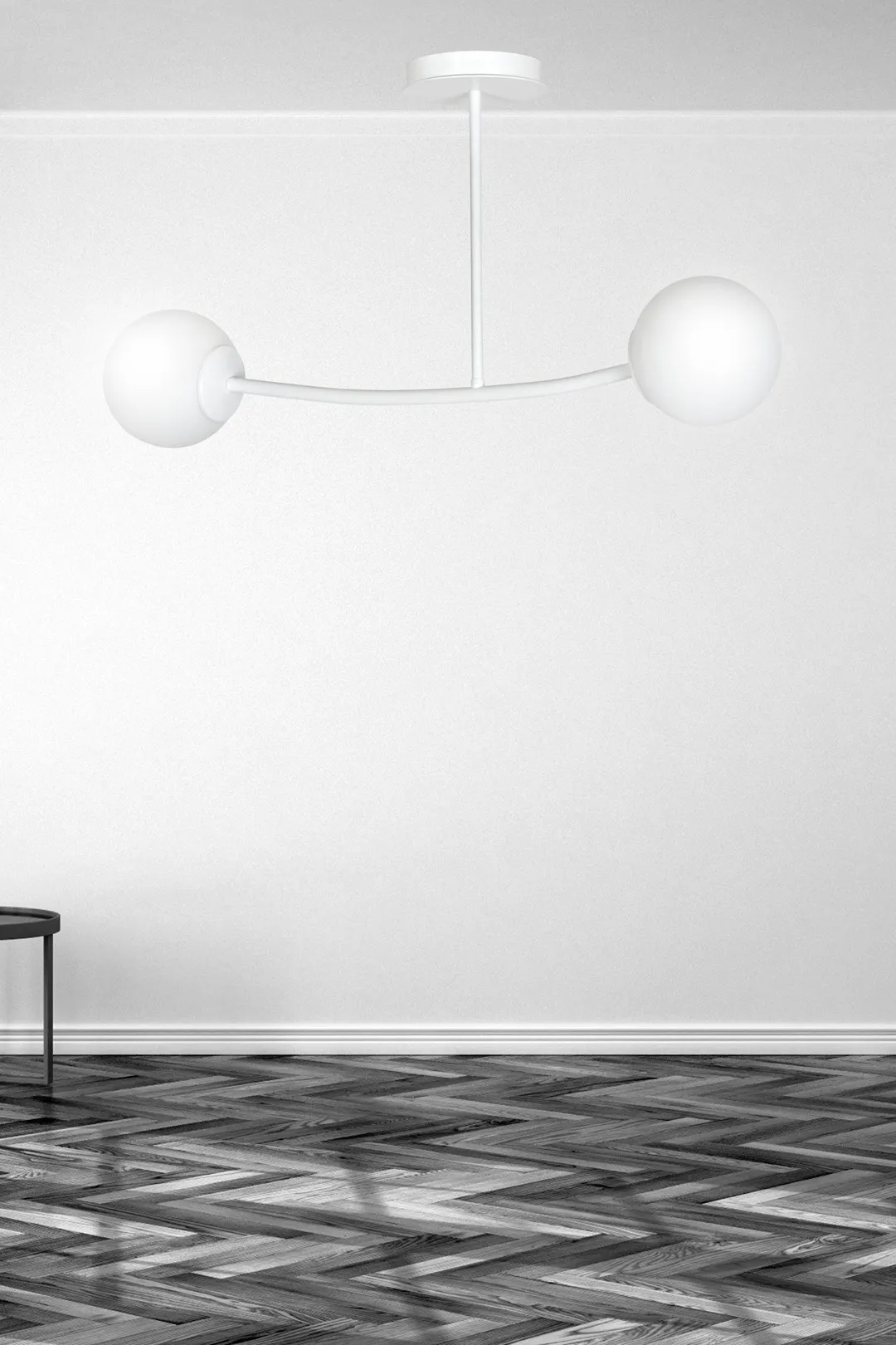 Lampa wisząca HALLDOR 2 biała — zdjęcie 4