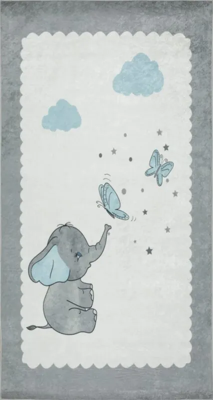 DYWANIK BABY1 80 X 150 CM POPIELATY