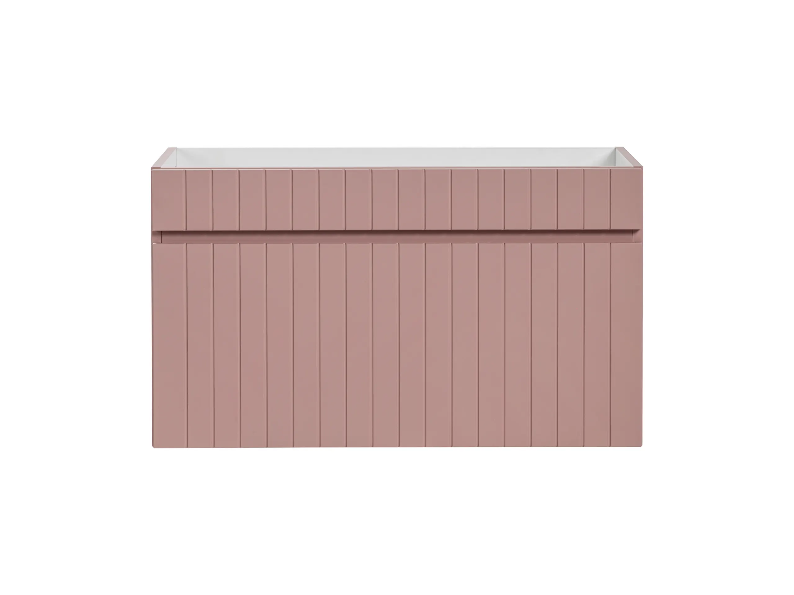 Szafka łazienkowa ICONIC pod umywalkę różowa 80x46cm — zdjęcie 3