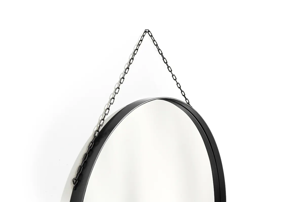 Lustro okrągłe NICOLE 60 - czarne - B_55846