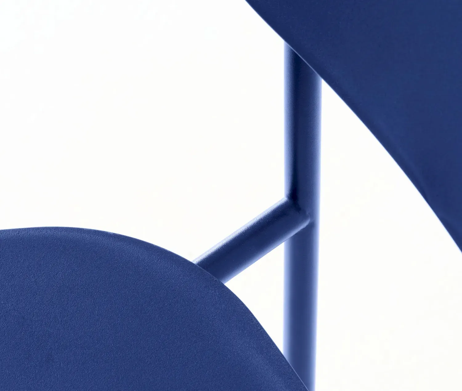 Krzesło metalowe KIRKLAND - niebieski - UN_54310003