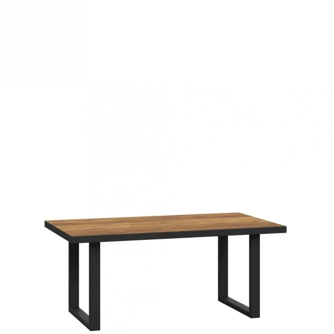 Stolik kawowy HAYATO 60x110 świerk alpejski, czarny