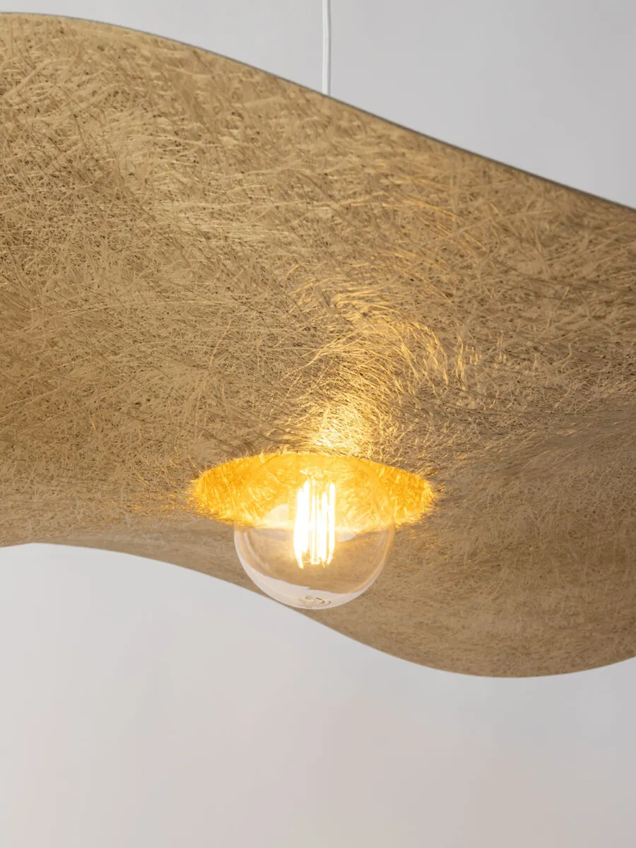 Lampa wisząca KAPELLO L biało-złota - SI_32338