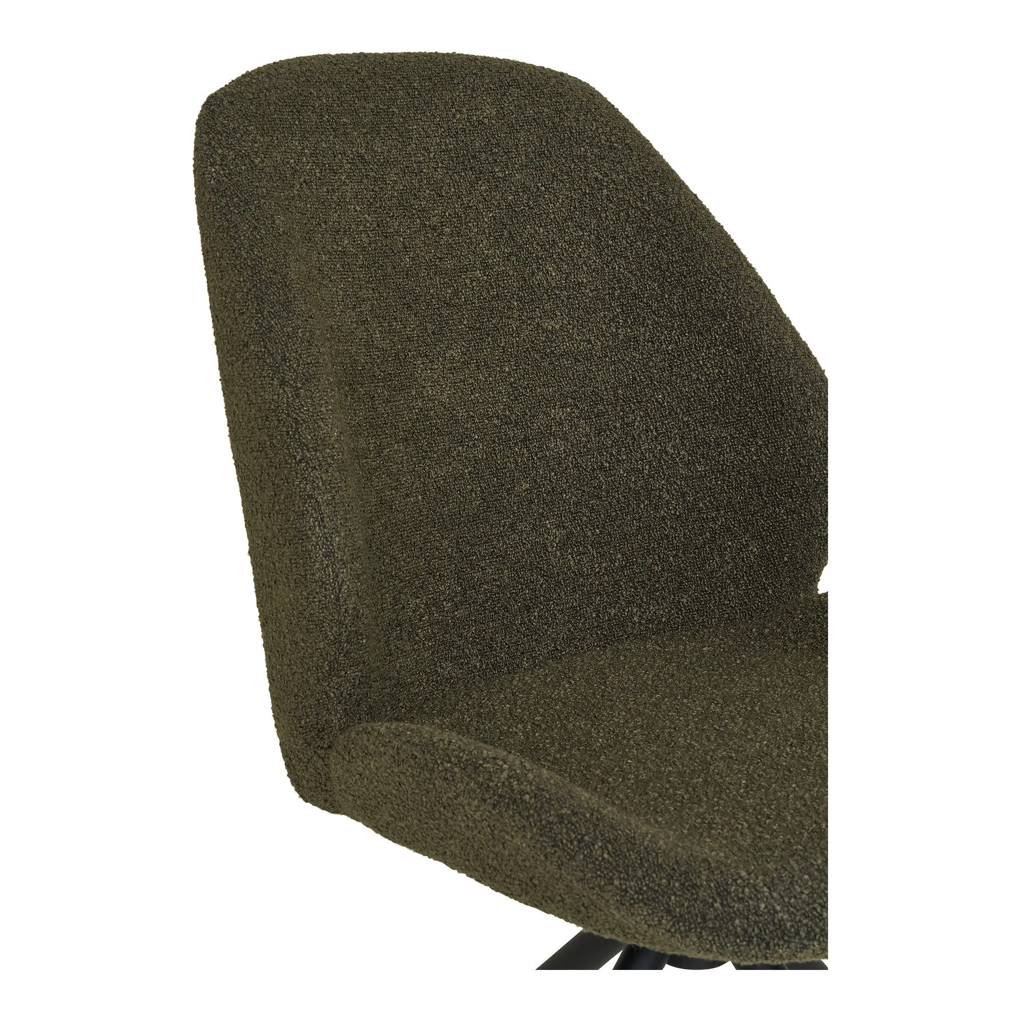 Krzesło obrotowe MONTE boucle - zielon, czarny - 1001355