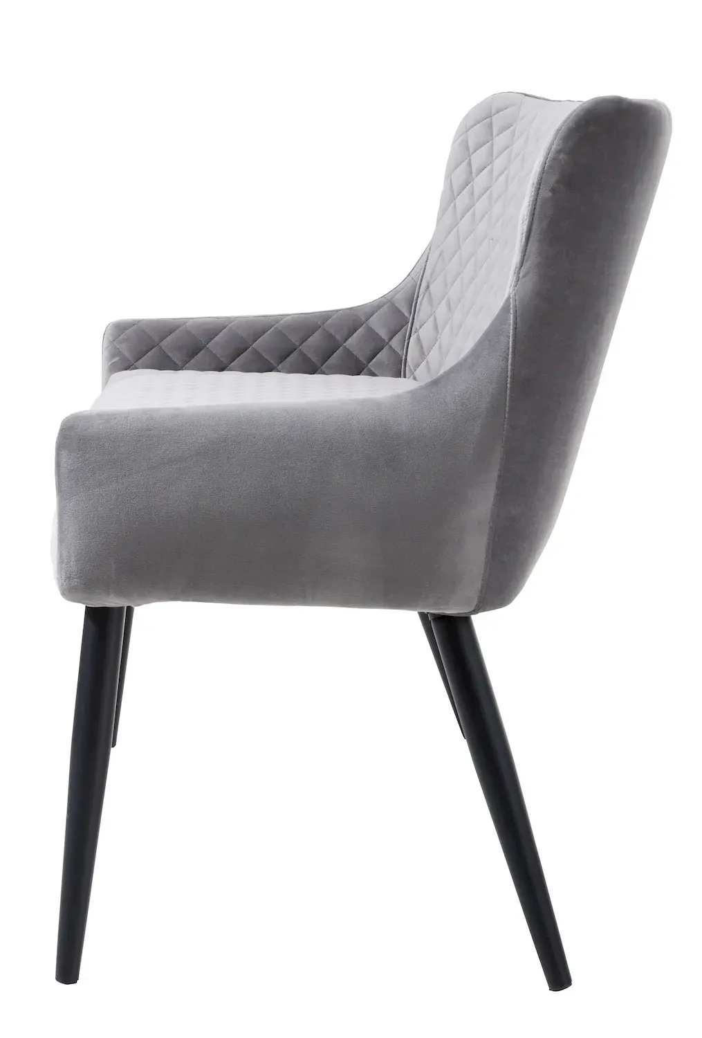 Sofa 3-osobowa OTTOWA pikowana - szara - UN_39920009