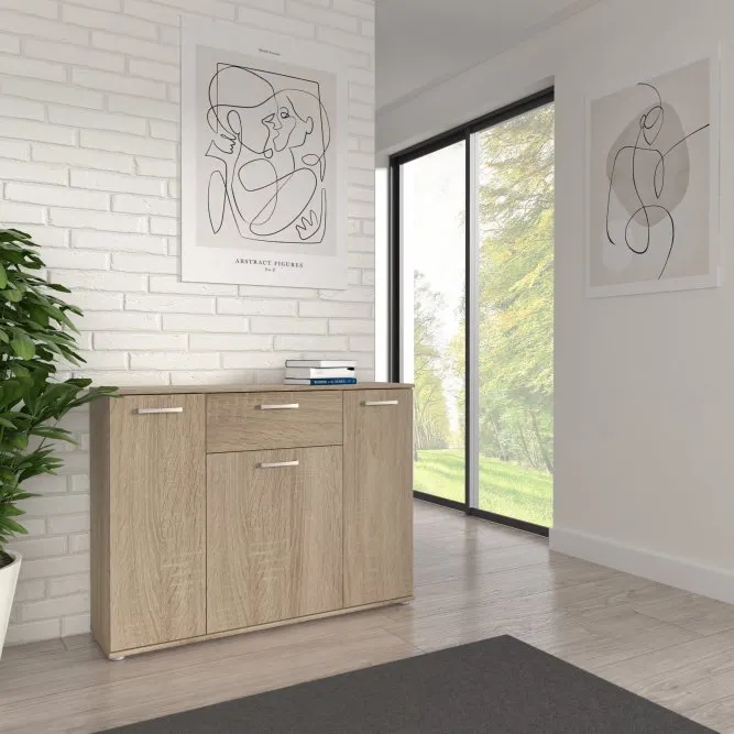 Komoda NIKO Dąb Sonoma NIKK35-D30F FORTE - NIKK35-D30F