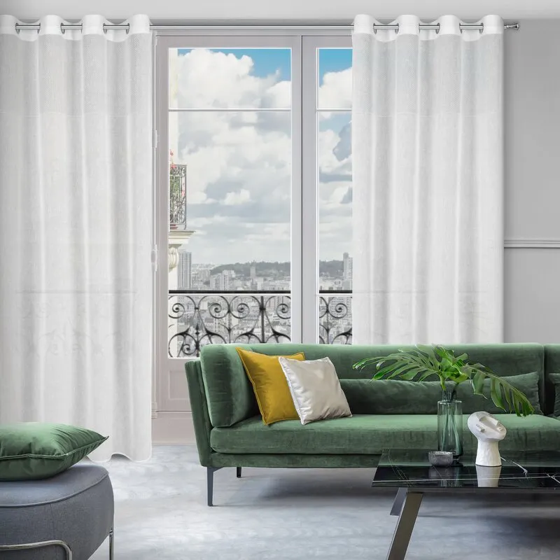 FIRANA GOTOWA MARISA 140 X 250 CM BIAŁY — zdjęcie 11