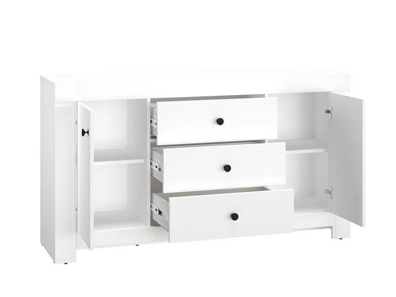 Komoda szeroka LAHTI 09 biała ML Meble - 1LAHT09-001