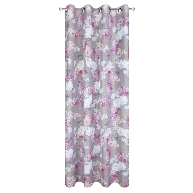 ZASŁONA GOTOWA SHERRY 140 X 250 CM SREBRNY