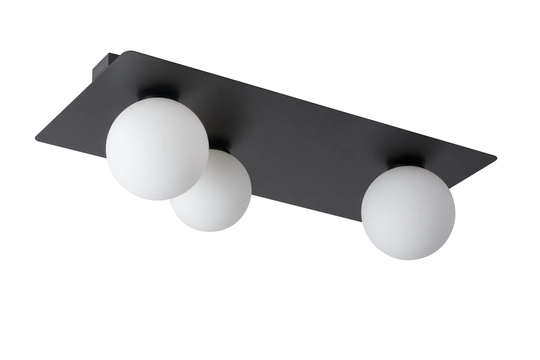 Plafon ARGON 3 prostokąt czarny - SI_33279