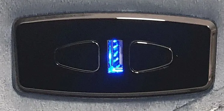 Fotel rozkładany NEPTUN M (funkcja masażui podgrzewania) VELVET szary 14 Signal — zdjęcie 12