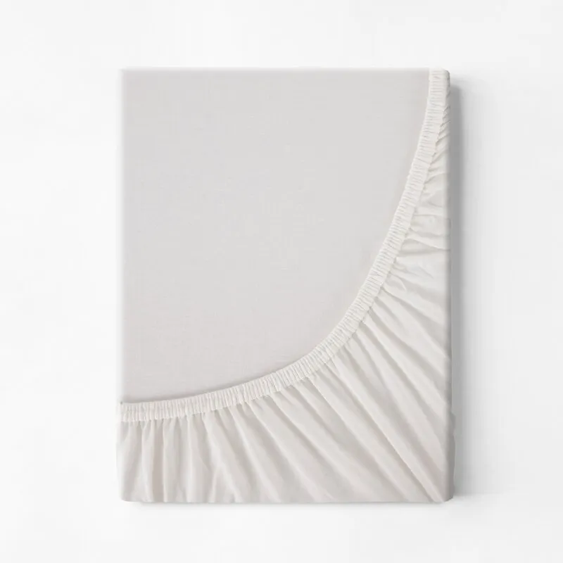 PRZEŚCIERADŁO JERSEY3 220X200 CM, WYS.30 CM KREMOWY - EU_428984