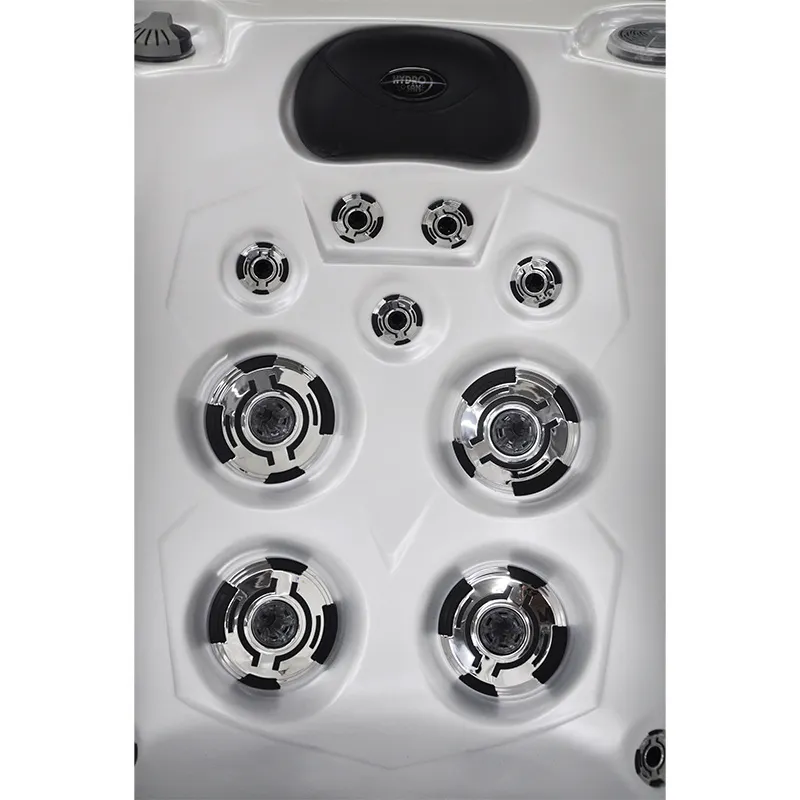 Jacuzzi ogrodowe 2-os. z hydromasażem SPA-749 200x135 cm biały/antracyt - HS_SPA749-3282