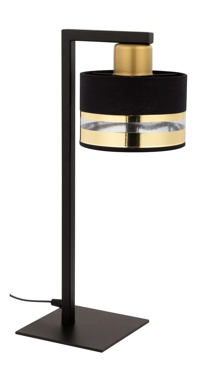 Lampa stołowa PRO czarno-złota