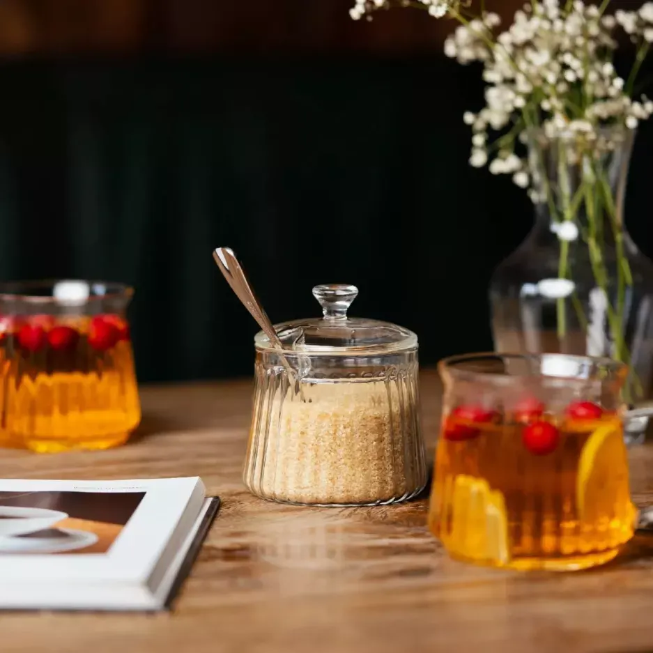 Cukiernica szklana z pokrywą MIA 250ml transparentny — zdjęcie 7