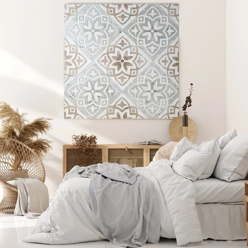 OBRAZ 486B 80 X 80 CM NIEBIESKI - EU_408524