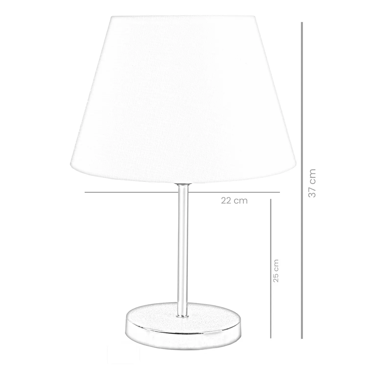 Zestaw lamp stołowych AYD 2 sztuki kremowy złoty - ASI_780SGN1837