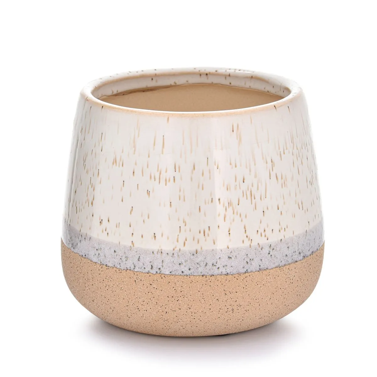 Osłonka ceramiczna DUKA POTT 12 cm beżowa