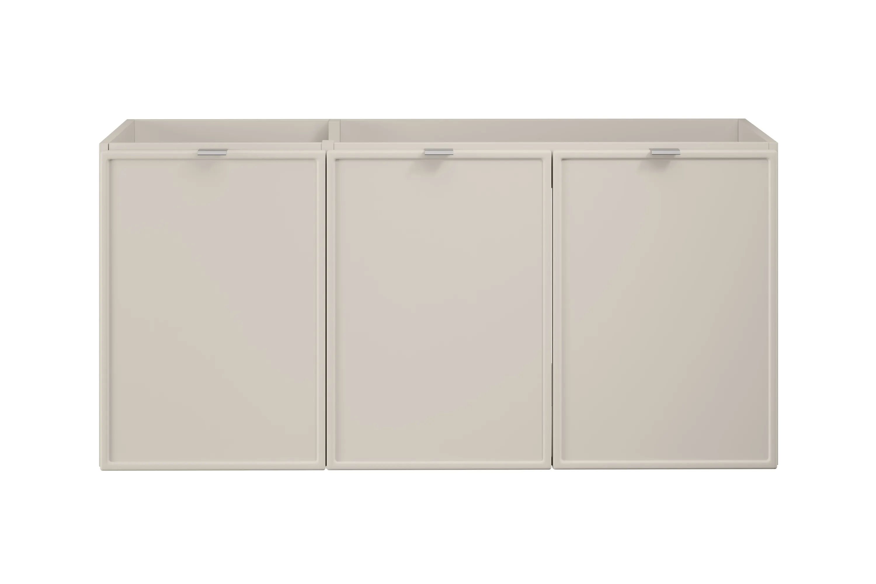 Szafka wisząca pod umywalkę BELLA CASHMERE 3-drzwiowa 120 cm - BELLA_CASHMERE_82-120-46-3D