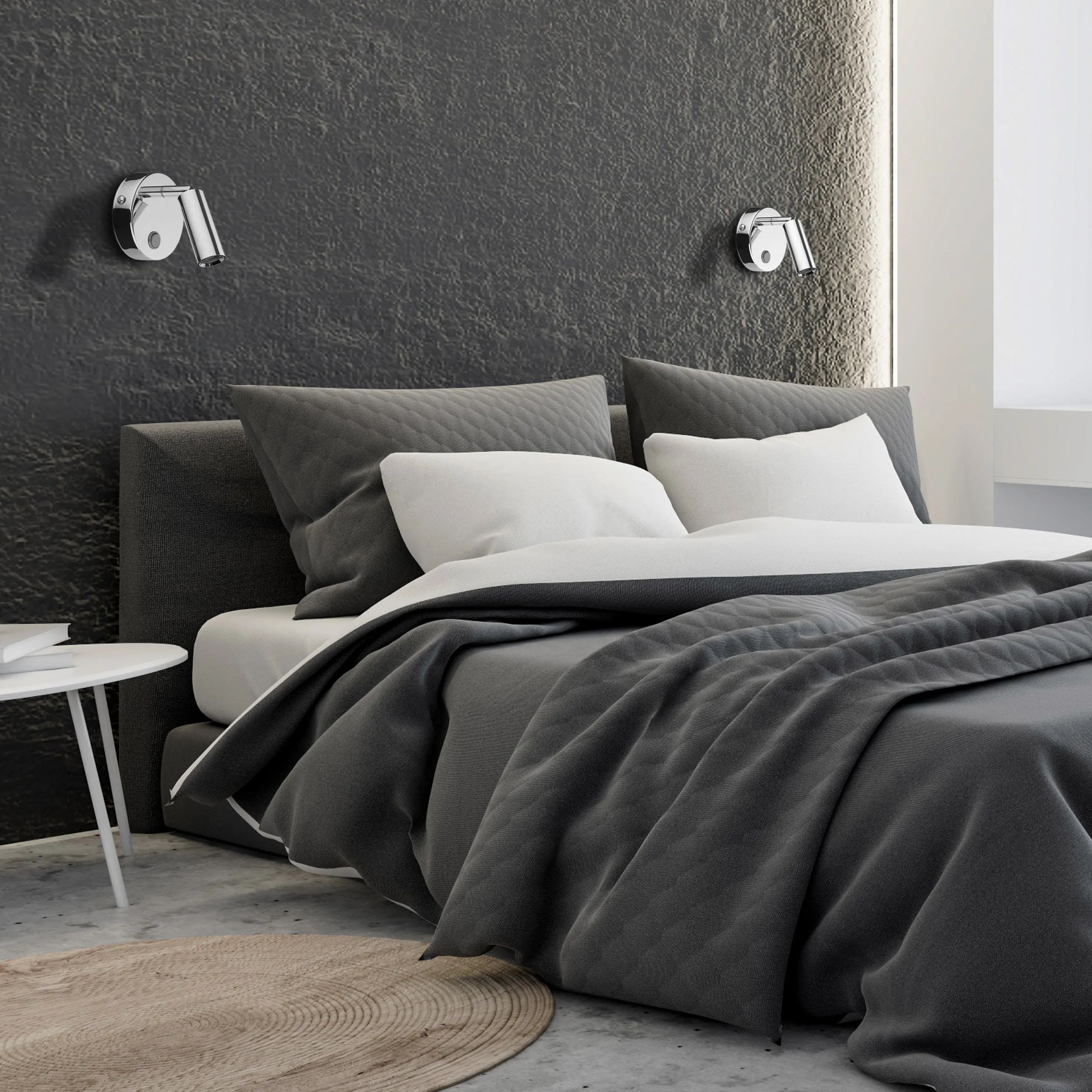 Kinkiet ENZO chromowany regulowany z włącznikiem 15x11x8cm - TK_4267