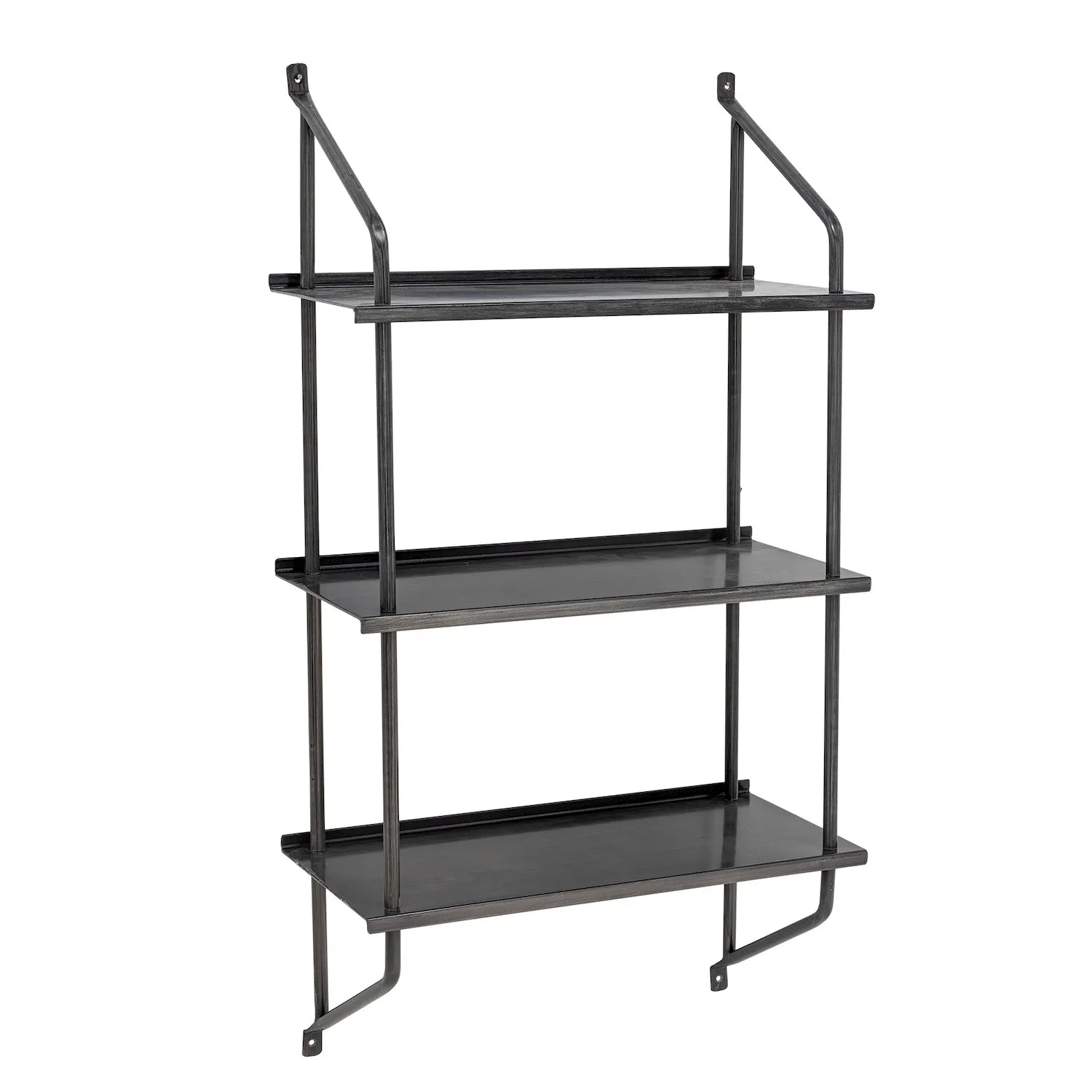 Regał wiszący SINDRE 49 cm metal czarny