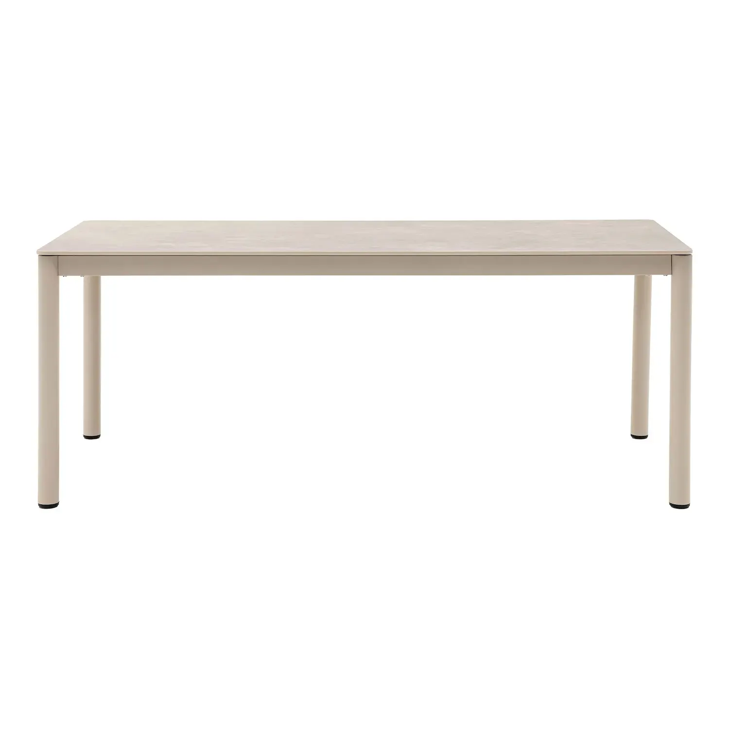 Stół nierozkładany ALCUDIA 90x200 ceramika aluminium piaskowy - 7501196