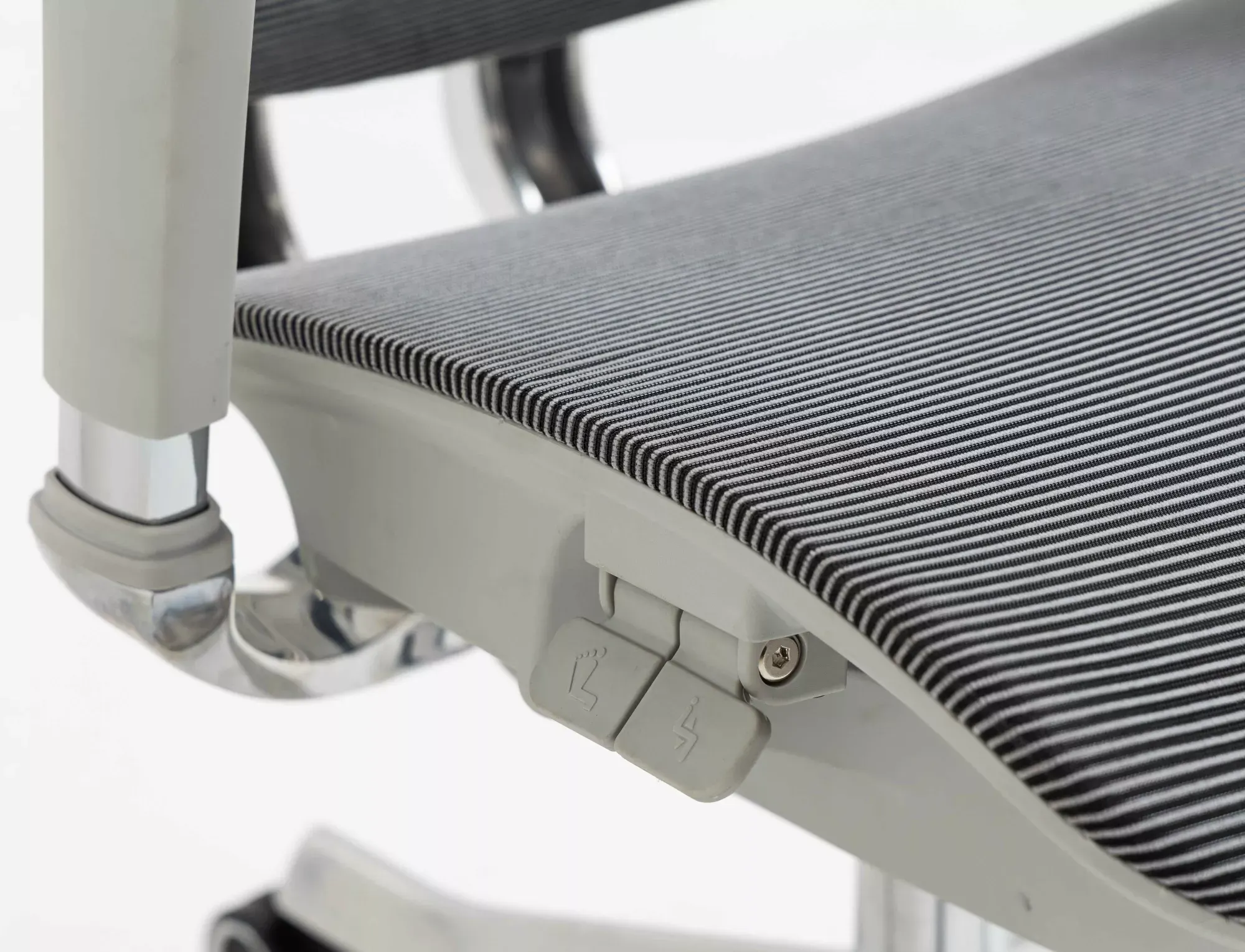 Fotel obrotowy biurowy WINNER LUX z zagłówkiem ergonomiczny szary - OBRWINNERLUXSZ