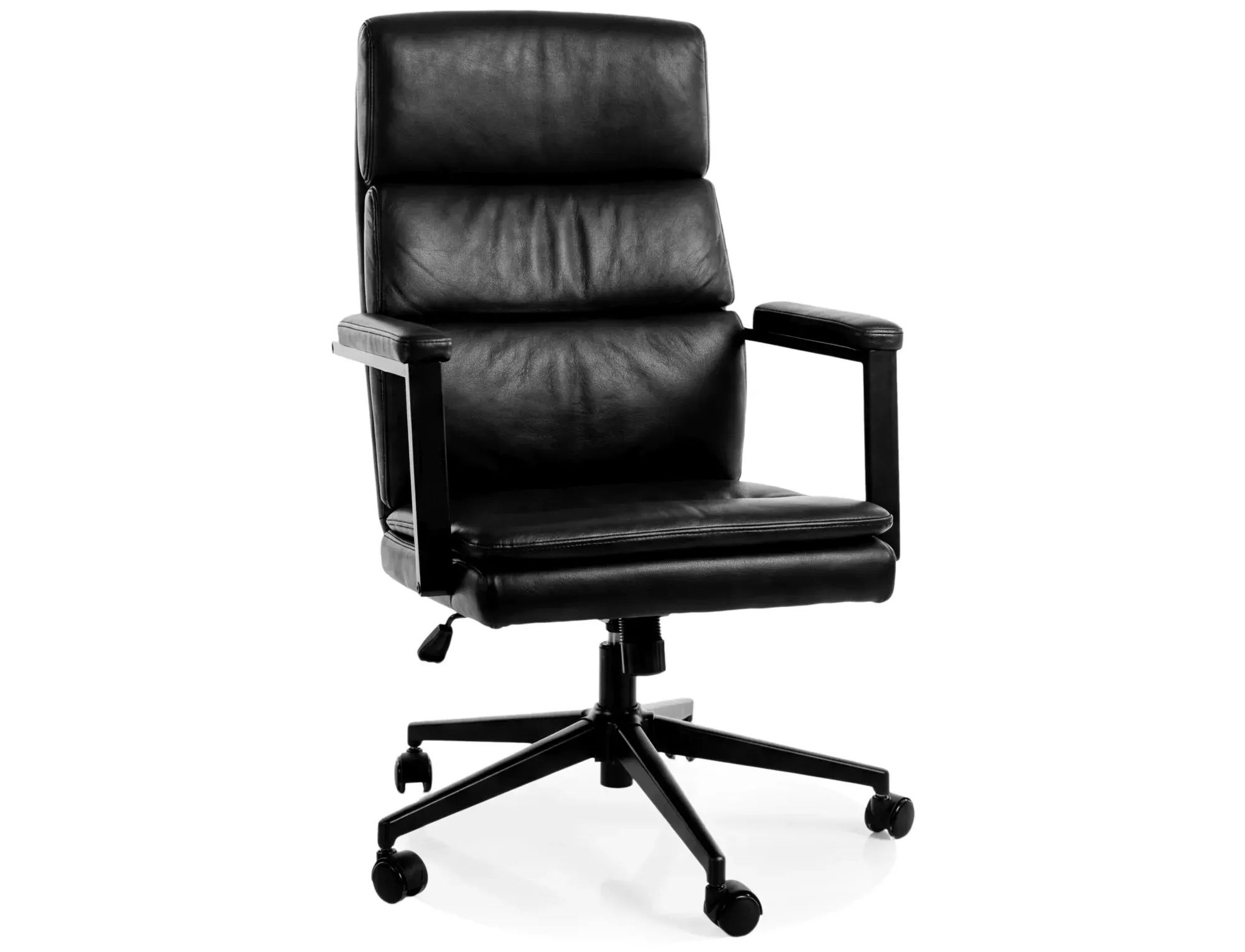 Fotel obrotowy Q-090 ekoskóra czarny Fotel obrotowy Q-090 ekoskóra czarny